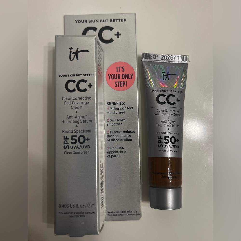 IT Cosmetics Your Skin But Better CC+ Cream
Travel Size, Deep Honey - 0.4 fl oz